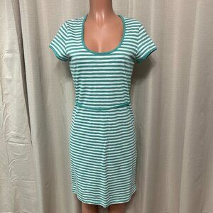 Tommy Bahama Relax Above Knee Short Sleeve Dress Women's Size Small Striped